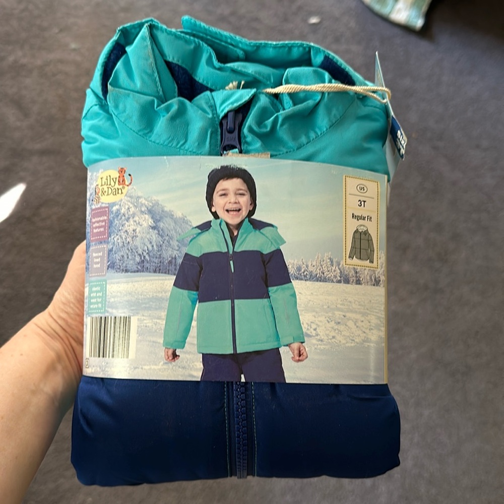 NWT Lily & Dan 3T winter jacket
